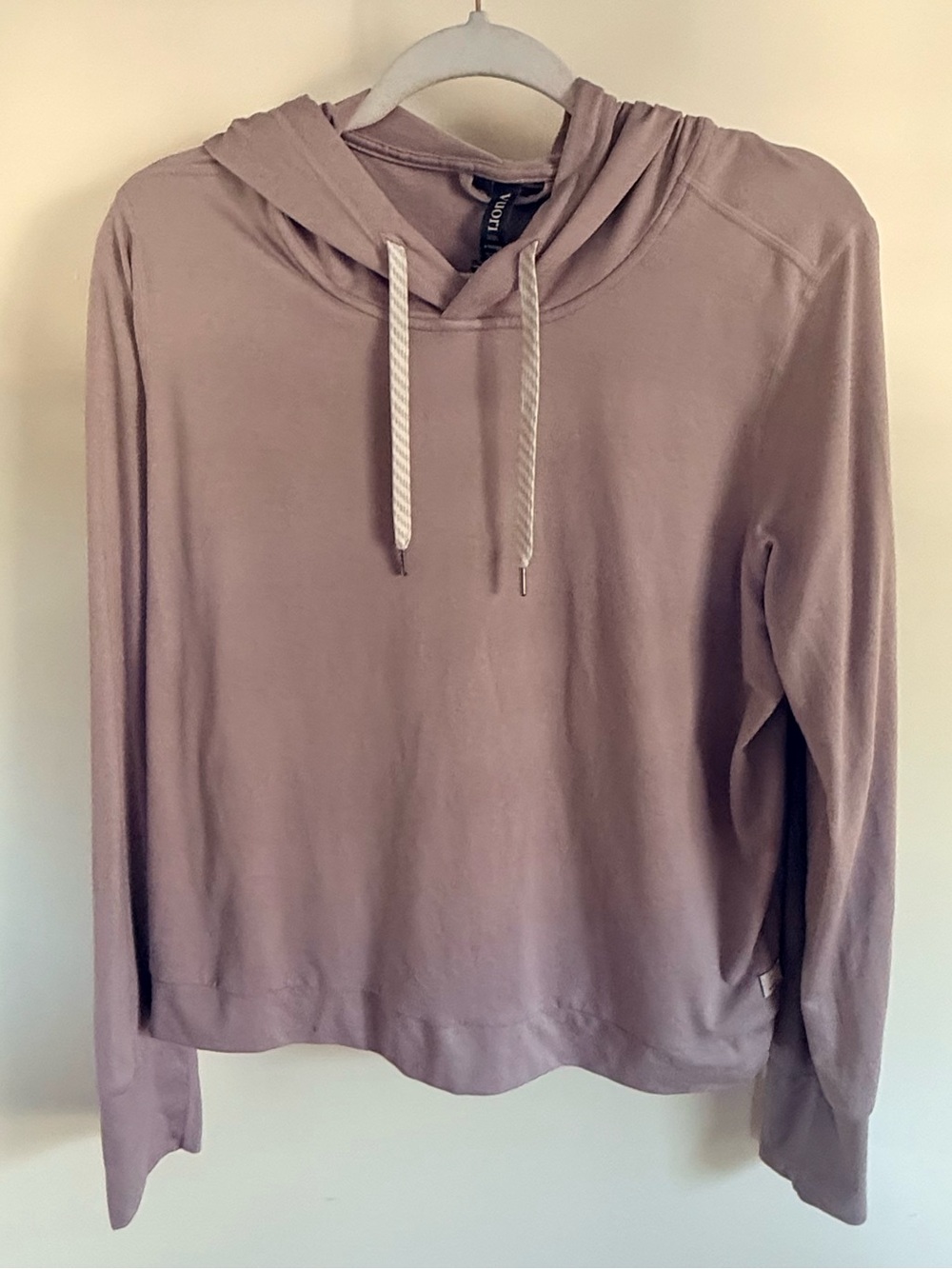 Vuori Halo Essential Hoodie - Women's XL - Mauve Purple Dusty Lilac Pullover